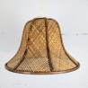 Suspension cloche vintage en rotin tressé | l'Atelier Imparfait