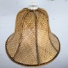 Suspension cloche vintage en rotin tressé | l'Atelier Imparfait