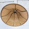 Suspension cloche vintage en rotin tressé | l'Atelier Imparfait