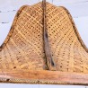 Suspension cloche vintage en rotin tressé | l'Atelier Imparfait