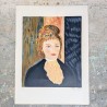Lithographie Signée Portrait Femme Hommage Renoir | l'Atelier Imparfait