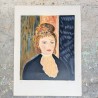 Lithographie Signée Portrait Femme Hommage Renoir | l'Atelier Imparfait
