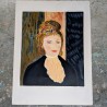 Lithographie Signée Portrait Femme Hommage Renoir | l'Atelier Imparfait