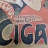 Affiche ancienne La Cigale Henri Fursy – Grün Belle Époque