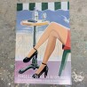 Affiche Marseille Café Brasserie Strassmann 1999 - l'Atelier Imparfait