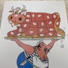 Affiche Humoristique Marseille Boucherie - 1999 | l'Atelier Imparfait