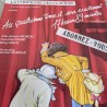 Affiche théâtre vintage Compagnie des Claviers 1989 | l'Atelier Imparfait