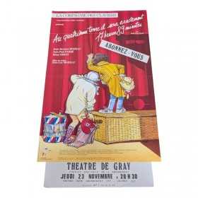 Affiche de théâtre – « Au...