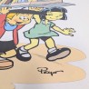 Affiche Quinzaine École Publique 1990 Peyo | l'Atelier Imparfait