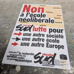 Affiche syndicale SUD...