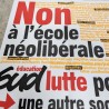 Affiche SUD Éducation – Non à l'école néolibérale
