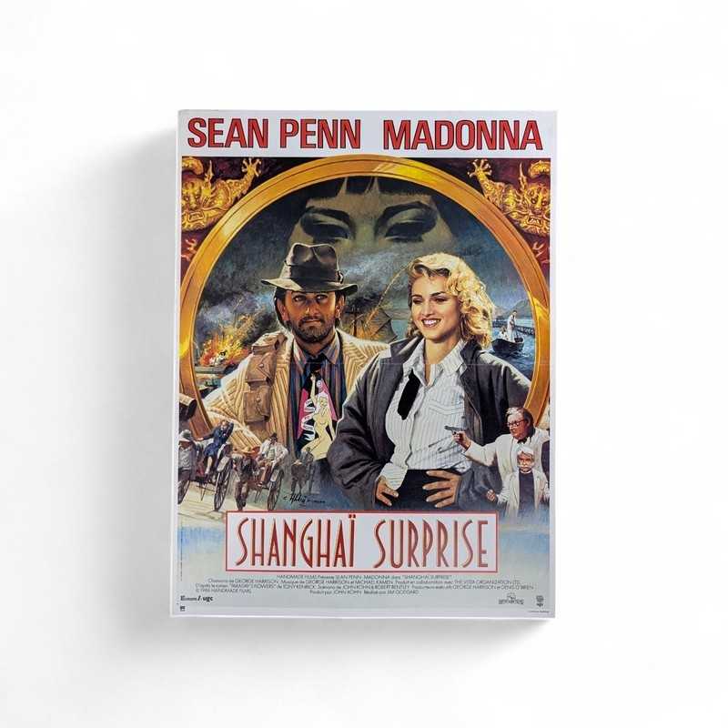 Affiche Cinéma Shanghaï Surprise Madonna Sean Penn 1986