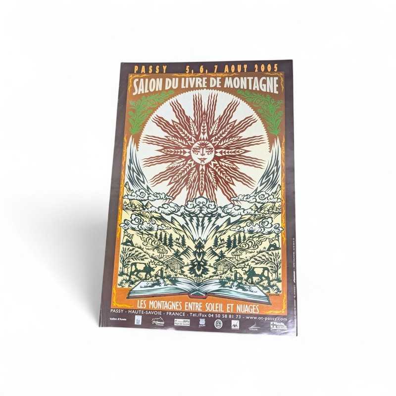 Affiche Salon du Livre de Montagne Passy 2005 | l'Atelier Imparfait