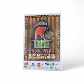 Affiche Badminton Open de...