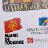 Affiche Badminton Open Toulouse 1996 Le Volant d'Or