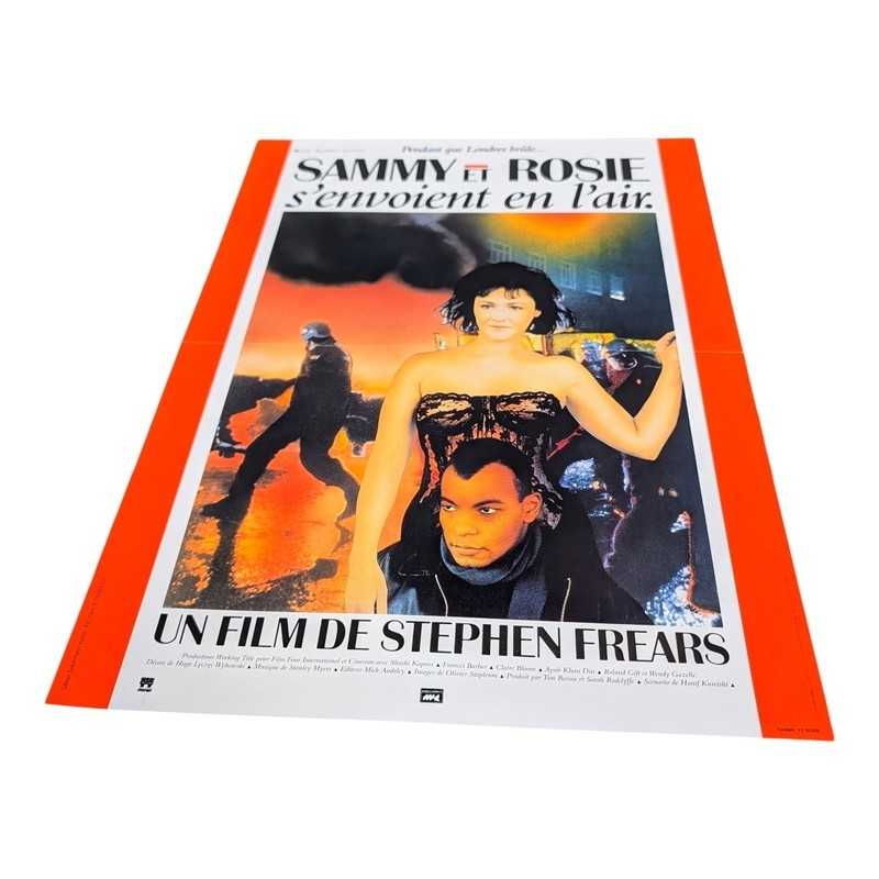 Affiche cinéma Sammy et Rosie s'envoient en l'air – Frears 1987