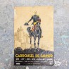 Affiche originale Carrousel de Saumur - Juillet 1963