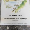 Affiche hippique Auteuil 1978 Prix Président République