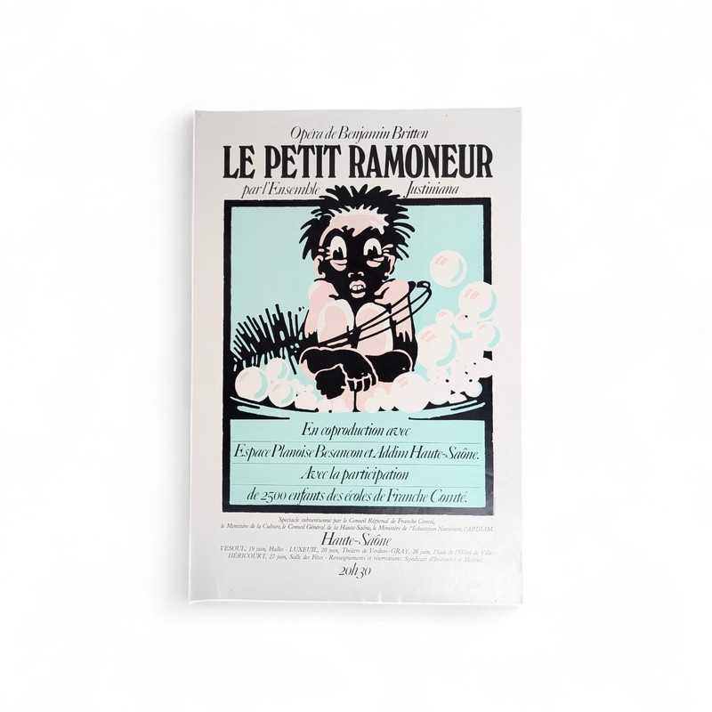 Affiche Vintage Le Petit Ramoneur - Benjamin Britten | l'Atelier Imparfait