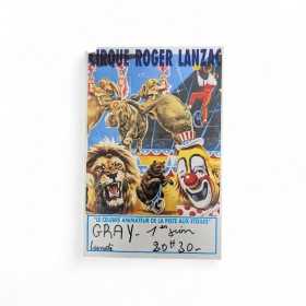 Affiche Cirque Roger Lanzac...