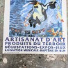 Affiche vintage Fête du Sucre Aiserey Côte-d'Or pingouin