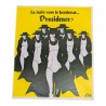 Affiche pub vintage Présidence J.F. Batellier années 70