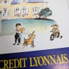 Affiche pub Crédit Lyonnais années 90 – vintage | l'Atelier Imparfait