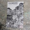 Affiche vintage Champlitte Franche-Comté photo N&B