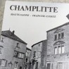 Affiche vintage Champlitte Franche-Comté photo N&B