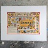 Jeu de l'oie Lion Noir 1914 – Plateau publicitaire ancien