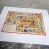 Jeu de l'oie Lion Noir 1914 – Plateau publicitaire ancien