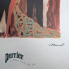 Affiche Perrier Villemot vintage - L'Eau l'Air la Vie