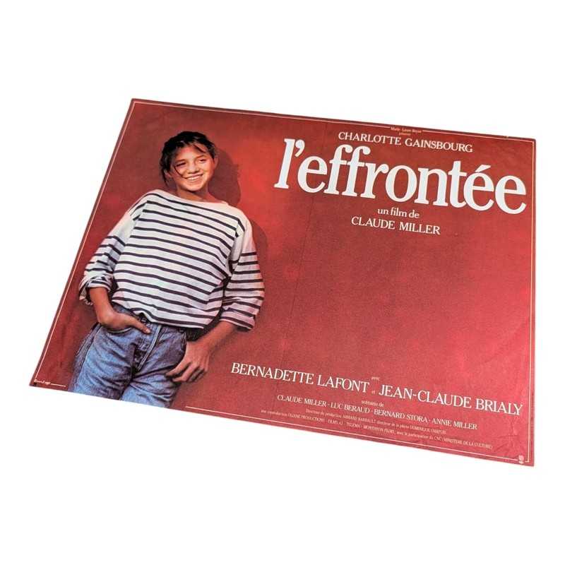 Affiche cinéma L'Effrontée Charlotte Gainsbourg 1985