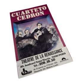 Affiche de concert Cuarteto...
