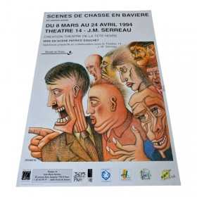 Affiche de théâtre « Scènes...