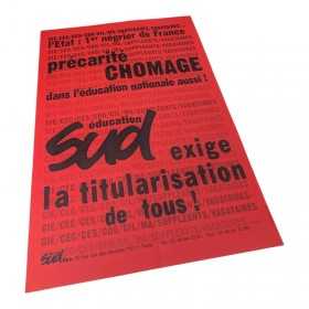 Affiche syndicale SUD...