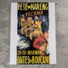 Affiche vintage Fête du Hareng Fécamp 2005