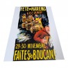 Affiche vintage Fête du Hareng Fécamp 2005
