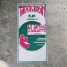 Affiche théâtre Le Satyre de la Villette – Obaldia vintage