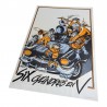 Affiche vintage Six Cylindres en V jazz Cadillac | l'Atelier Imparfait