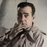 Affiche vintage Humphrey Bogart noir & blanc | l'Atelier Imparfait