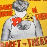 Affiche vintage cabaret-théâtre Besançon années 80