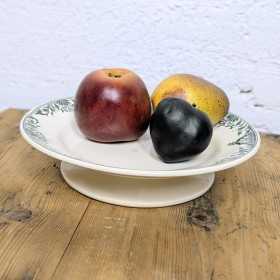 Assiette sur Piédouche...