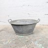 Bassine zinc ancienne vintage | L'Atelier Imparfait