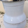 Pichet Émaillé Blanc Vintage Liserets Dorés | L'Atelier Imparfait