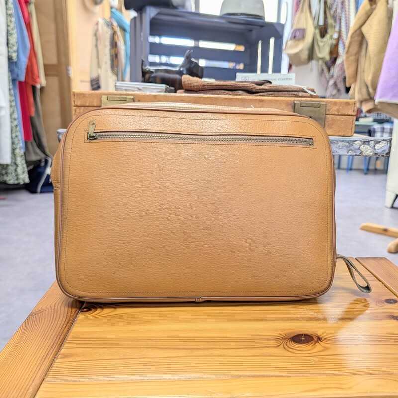 Sacoche Vintage en Cuir Grainé Camel – Années 70 | L'Atelier Imparfait