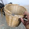 Petit Panier Vélo Avant en Osier | L'Atelier Imparfait