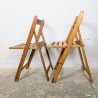 Paire de Chaises Pliantes en Bois | L'Atelier Imparfait