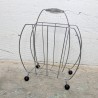 Porte-Revues Chromé Vintage Pieds Boules 60's | L'Atelier Imparfait