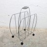 Porte-Revues Chromé Vintage Pieds Boules 60's | L'Atelier Imparfait